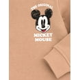 thumbnail image 4 of Disney Mickey Mouse Little Boys Fleece Sweatshirt and Pants Set Mickey Mouse Brown 6, 4 of 5