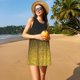 thumbnail image 3 of Fotbe Gold Glitter Gradient Vestido de Verano sin Mangas para Mujer – Vestido Midi Línea A, Estilo Camiseta Floral, Vestido Playero Casual y Fluido, 3 of 7