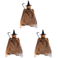 thumbnail image 1 of Decoraciones Halloween Colgantes Muñecas Calabaza Aterradoras Halloween Accesorios Fantasmas Colgantes para Fiestas en Casa Embrujada (naranja), 1 of 4