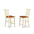 thumbnail image 4 of FurniFact White Solid Wood 5 Piece Counter Height Dining Room Table Set for 4, 4 of 8