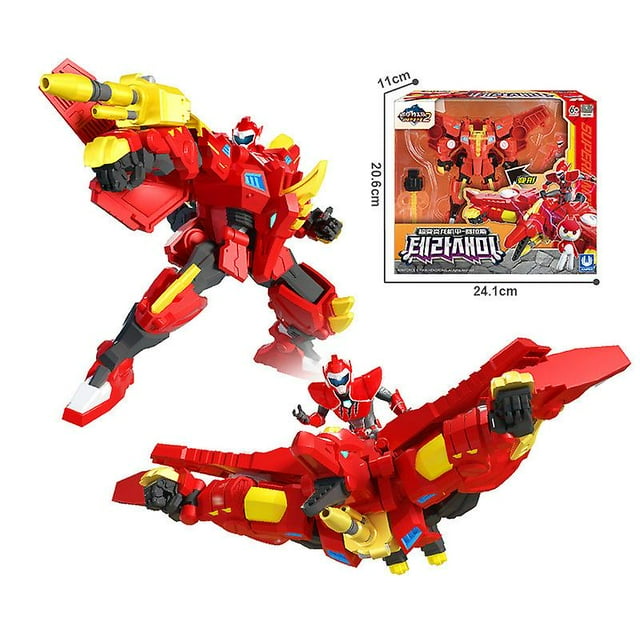 Mini Force Super Dino Power Transformation Robot Volt Sammy Lucy Max Jouets Figurines d'Action