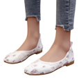 thumbnail image 2 of Vedolay 2023 Casual Shoes Women's Slip on Loafers Shoes Comfy Casual Flat Shoes,White 8.5, 2 of 5