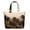 Minimalist, variant on Abstract Mala Design Weekender Bag Psychedelic Trippy Duffel with Boho Pattern, Meditation Energy Healing Travel Tote