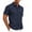 Navy, variant on FRSASU Men's Casual Polo Shirt Summer Short Sleeve Vacation Button Down Beach Knit Stretchy Golf Shirts White