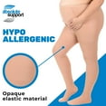 thumbnail image 6 of Opaque Compression Pantyhose for Pregnant Women 20-30mmHg - Beige, Small, 6 of 10
