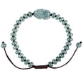 thumbnail image 1 of Pulsera de jade hecha a mano con colgante azul de Ice Pi Xiu, 1 of 2