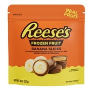 Reeses Banana Slices in Milk Chocolate and Reese's Peanut Butter Chips, 8 oz (Frozen)