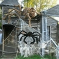 thumbnail image 4 of Halloween Giant Large Huge Spider/Web Props Outdoor Yard Decor Scary Decorations, 4 of 6