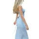 thumbnail image 4 of SAYOO Vestido ajustado sin mangas de una sola pieza de color sólido para mujer SAYOO Moda, 4 of 9