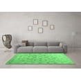 thumbnail image 3 of Ahgly Company Indoor Rectangle Abstract Emerald Green Contemporary Area Rugs, 2' x 3', 3 of 4