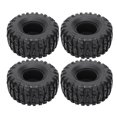 thumbnail image 1 of Paquete de 4 neumáticos universales para control remoto, compatibles con SCX10/TRX4/TRX6, escala 1/10, neumáticos de goma de alta durabilidad, 1 of 8