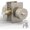 Satin Nickel, variant on Mega Handles | Laura Entry Knob | Polished Chrome