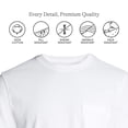 thumbnail image 3 of Lands' End Men's Super-T Short Sleeve T-Shirt with Pocket, 3 of 5