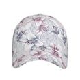 thumbnail image 2 of Balery Baseball Cap Adjustable Size for Running Workouts and Outdoor Activities All Seasons Dad Hat(Lilies Flowers), 2 of 9