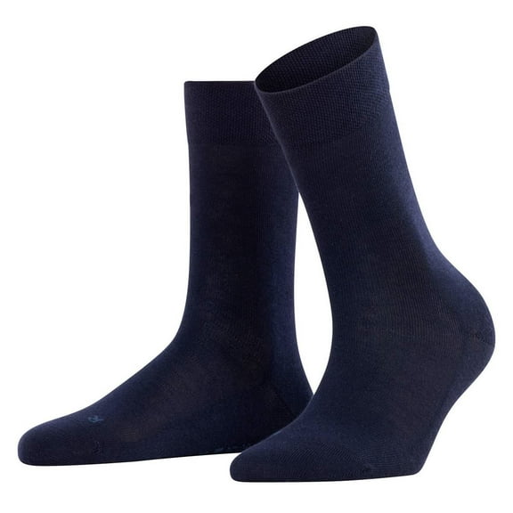 Falke Women's Socks - Sensitive London, Short Socks, Unicolor  Dark Blue 39-42 (Uk 6-8)