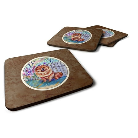 

Carolines Treasures 7210FC Chow Chow Foam Coaster Set of 4 3 1/2 x 3 1/2 multicolor