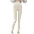 thumbnail image 2 of Yoga Pants Women High Waist Seamless Lift Slim Fit Leggings Fitness Workout Yoga Leggings for Women White L, 2 of 5