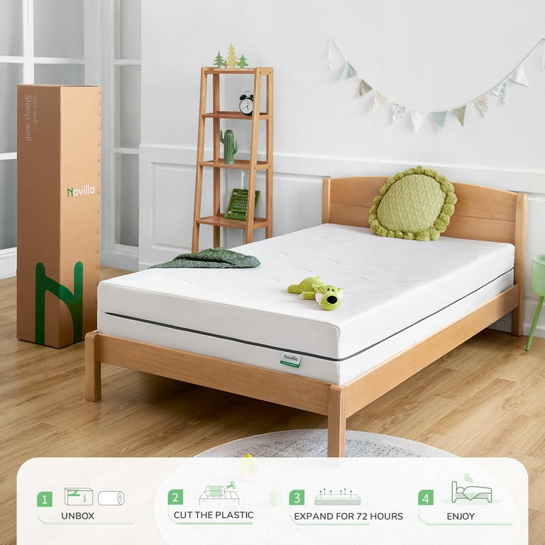 Novilla Ease 8 Adult High Density Foam Mattress Queen Size Walmart