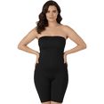 thumbnail image 2 of Women's InstantFigure WBS011X Curvy Bandeau Body Short with Open Gusset (Black 3X), 2 of 21