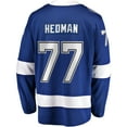 thumbnail image 3 of Men's Fanatics Victor Hedman Blue Tampa Bay Lightning  Breakaway Jersey, 3 of 3