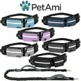 thumbnail image 4 of PetAmi Hands Free Dog Leash, Dog Running Leash Belt Bag for Walking, Jogging, Dog Waist Double Zipper Pouch with Poop Bag Dispenser, Dual Padded Handles Reflective Bungee Leash, Single, 4 of 7