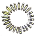 thumbnail image 2 of 23pcs Super Bright Canbus Bombillas LED 5050 SMD Bombilla de luces LED Luz interior del coche Luz de domo Luz de mapa LED Luz de puerta Luz de maletero Lámpara de matrícula, 2 of 5