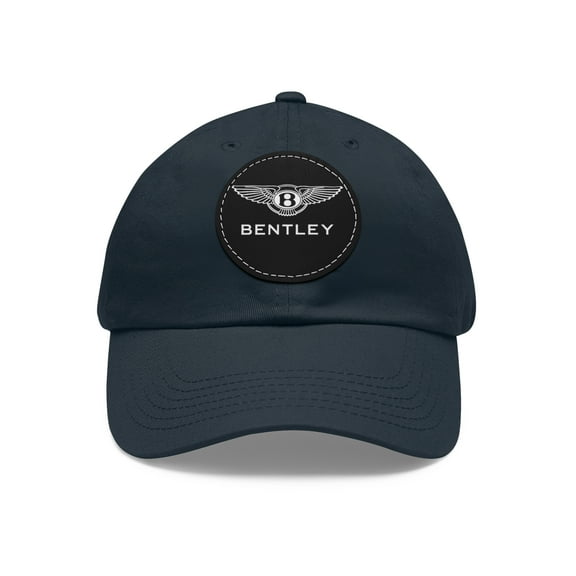 BENTLEY Dad Hat with Leather Patch (Round)