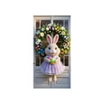 thumbnail image 2 of Sokhug Rideau de Porte de Pâques 35,43x70,87 Pouces Imprimé Lapin Œuf Décor pour Porte d'Entrée Mur Multicolore, 2 of 6