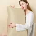 thumbnail image 3 of Body Pillow Cover, Pillowcase, 100% Brushed Microfiber, Soft and Cozy, Envelope Closure, for Adults Pregnant Women, 20" x 54", Khaki, 3 of 7