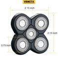 thumbnail image 2 of Cabezales de Repuesto para Afeitadora Eléctrica VRMETA Negro 5 Cuchillas de Acero Inoxidable Flexibl, 2 of 7