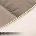 thumbnail image 6 of Superior Reversible Down Alternative Comforter, Twin, Ivory-Taupe, 6 of 11