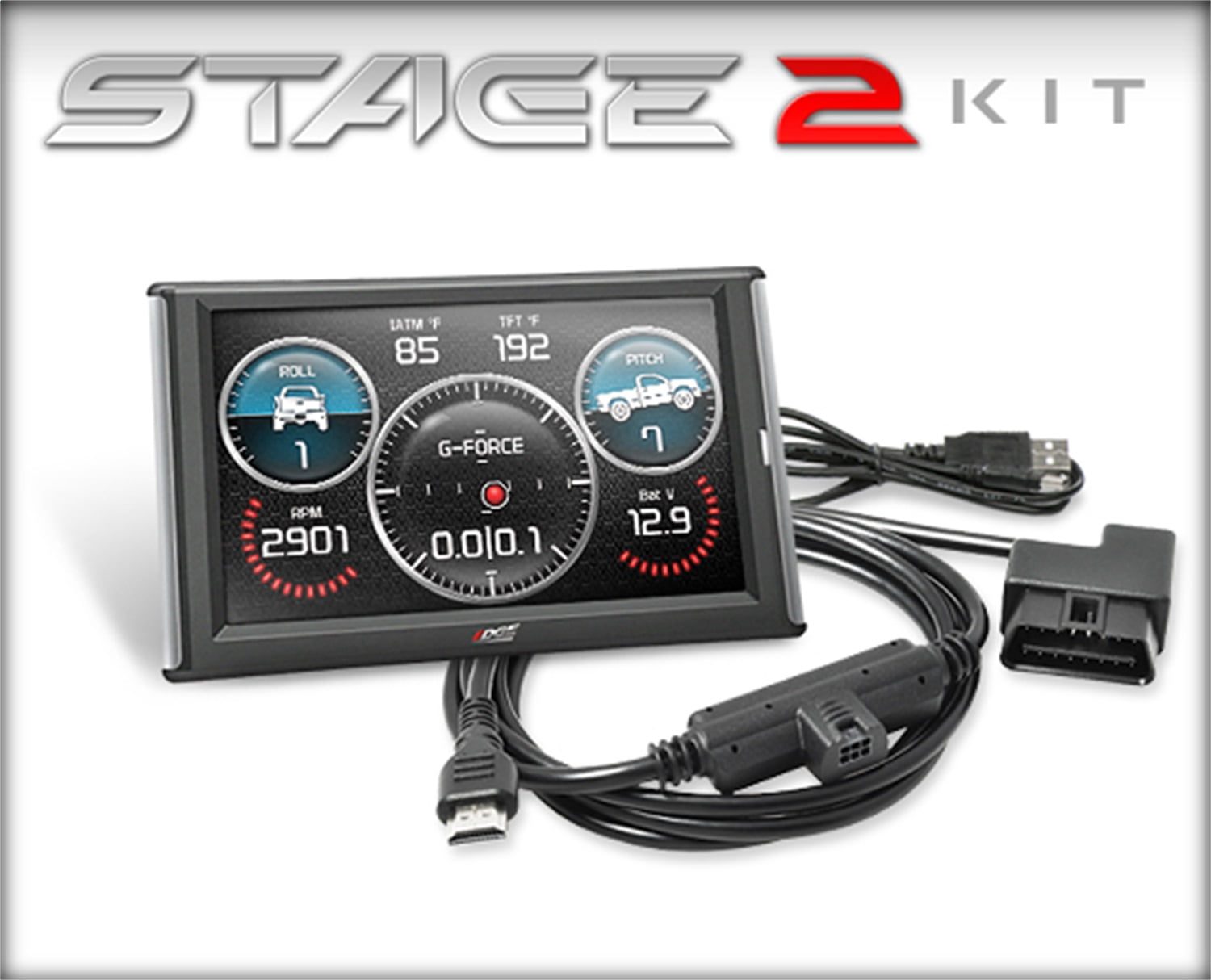 Edge Products 19125-D Exhaust System / Air Intake Assembly / Computer Chip Programmer Kit Fits select: 2004-2005 FORD F350 SUPER DUTY, 2003-2007 FORD F250 SUPER DUTY