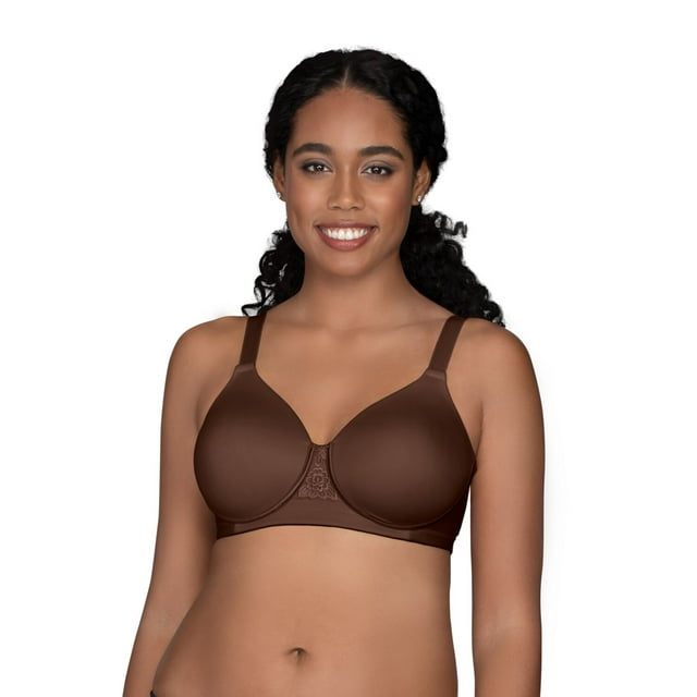 Vanity Fair Womens Beauty Back Full Figure Wirefree Bra, 36D, Cappuccino