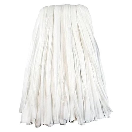 BWKBW2024 #24 Nonwoven Rayon/Polyester Cut End Edge Mop - White (12/Carton)
