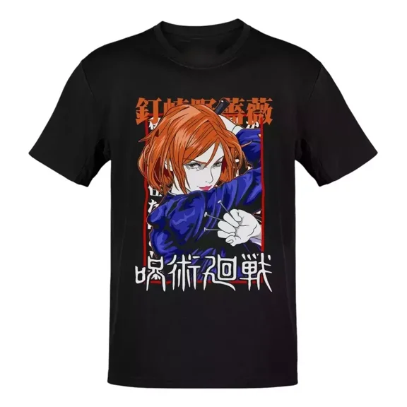 Reprint Rare Anime Jujutsu Satoru Nobara Kugisaki T Shirt Size S - 5Xl Gift For Friends