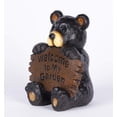 thumbnail image 2 of Cartel de bienvenida Sculpture Hi-Line Gift 75619-J con forma de cachorro de oso, 2 of 9