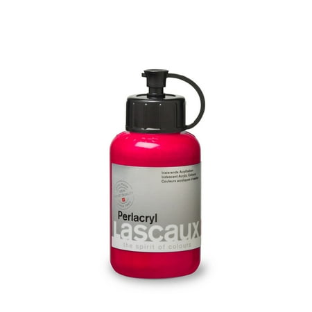 UPC: 7612254016534 | Lascaux Perlacryl Iridescent Acrylics – Bright Red 85 ml bottle