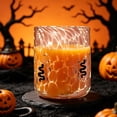 thumbnail image 5 of Qocolcyl Halloween Icon Glass Cups - 3.5x4.7in Ghost Bat Snake Pumpkin Icon Juice Stemless Wine Glasses Double Old Fashioned Hand Blown Drinking Cups for Halloween Party Gift, 5 of 7