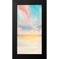 thumbnail image 2 of Popp, Grace 14x24 Black Modern Framed Museum Art Print Titled - Sea Sunset Triptych II, 2 of 5