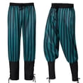 thumbnail image 3 of ESASSALY Men Renaissance Medieval Pants Viking Steampunk Halloween Costume Trousers, 3 of 4
