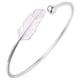 thumbnail image 2 of Brazalete para mujer, regalos para mujer, pulsera abierta con plumas, brazalete, brazalete, joyería de moda, regalo, pulsera unisex, 2 of 5