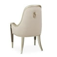 thumbnail image 6 of Michael Amini Villa Cherie Velvet Dining Arm Chair in Hazelnut Brown, 6 of 14