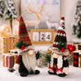 thumbnail image 3 of 2023 Gnomo navideño, decoraciones para ventanas, muñeco sin rostro de felpa, gnomos de Papá Noel, 3 of 4