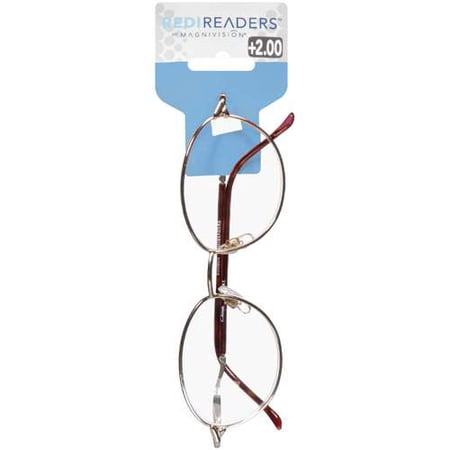 By Magnivision: Readi Readers +2.00 Glasses, 1 ct