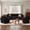 Black, variant on XIZZI Swivel Accent Chairs, Corduroy 360°Swivel Armchair Reading Chair with Side Pockets for Living Room, Bedroom, Reading Room Beige