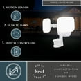 thumbnail image 2 of Vaxcel - Theta - 26W 2 LED Outdoor Motion Sensor Flood Light In Contemporary, 2 of 14