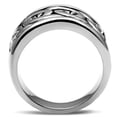 thumbnail image 3 of Luxe Jewelry Designs Men's High Polished Celtic Stainless Steel Ring - Size 8 (Pack of 2), 3 of 4