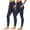 2PCS Navy Blue, variant on XFLWAM Workout Leggings for Women with Pockets Tummy Control Butt Lift High Waist Yoga Pants Running Gym Tights