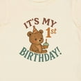 thumbnail image 4 of Inktastic Cute Teddy Bear 1st Birthday Celebration Boys or Girls Baby T-Shirt, 4 of 5