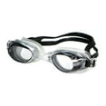 thumbnail image 1 of Gafas de natación transparentes de alta definición, unisex, gafas de natación planas ajustables, negras 1 pieza, 1 of 3